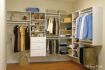 White Walk-In Closet